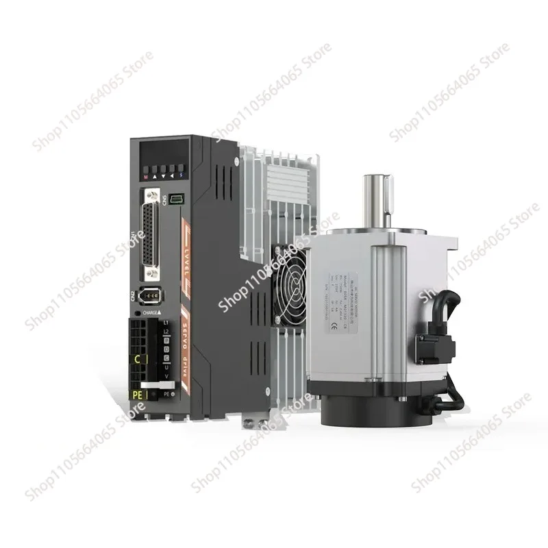 for 400W 750W 1KW 1.5KW 3.8KW AC Flange Servo Motor Driver Kit for 60 80 110 130 Frame