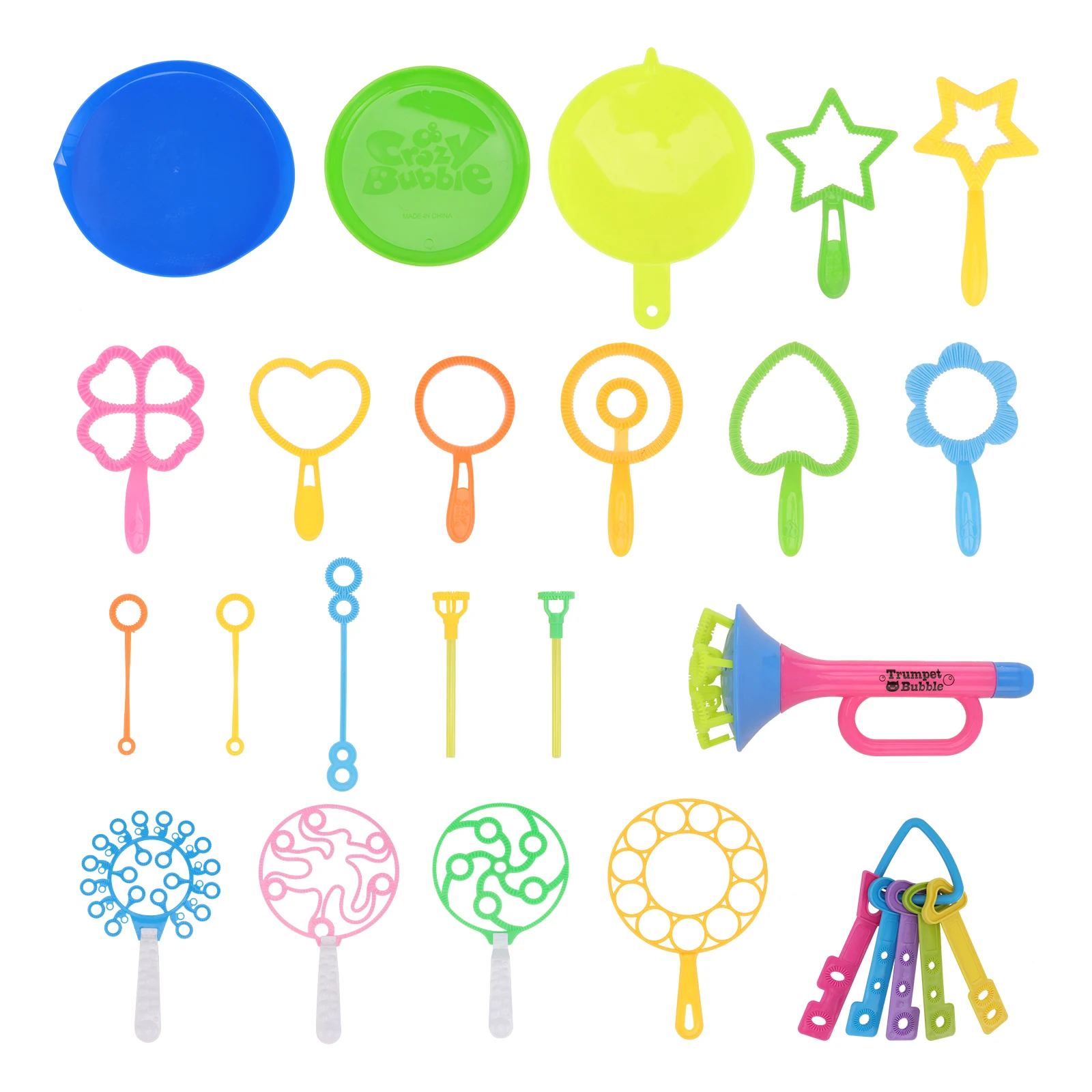 29 PCS Bubble Stick Set Kids Toy Wands Accessories Funny Making Blowing Bubbles Child