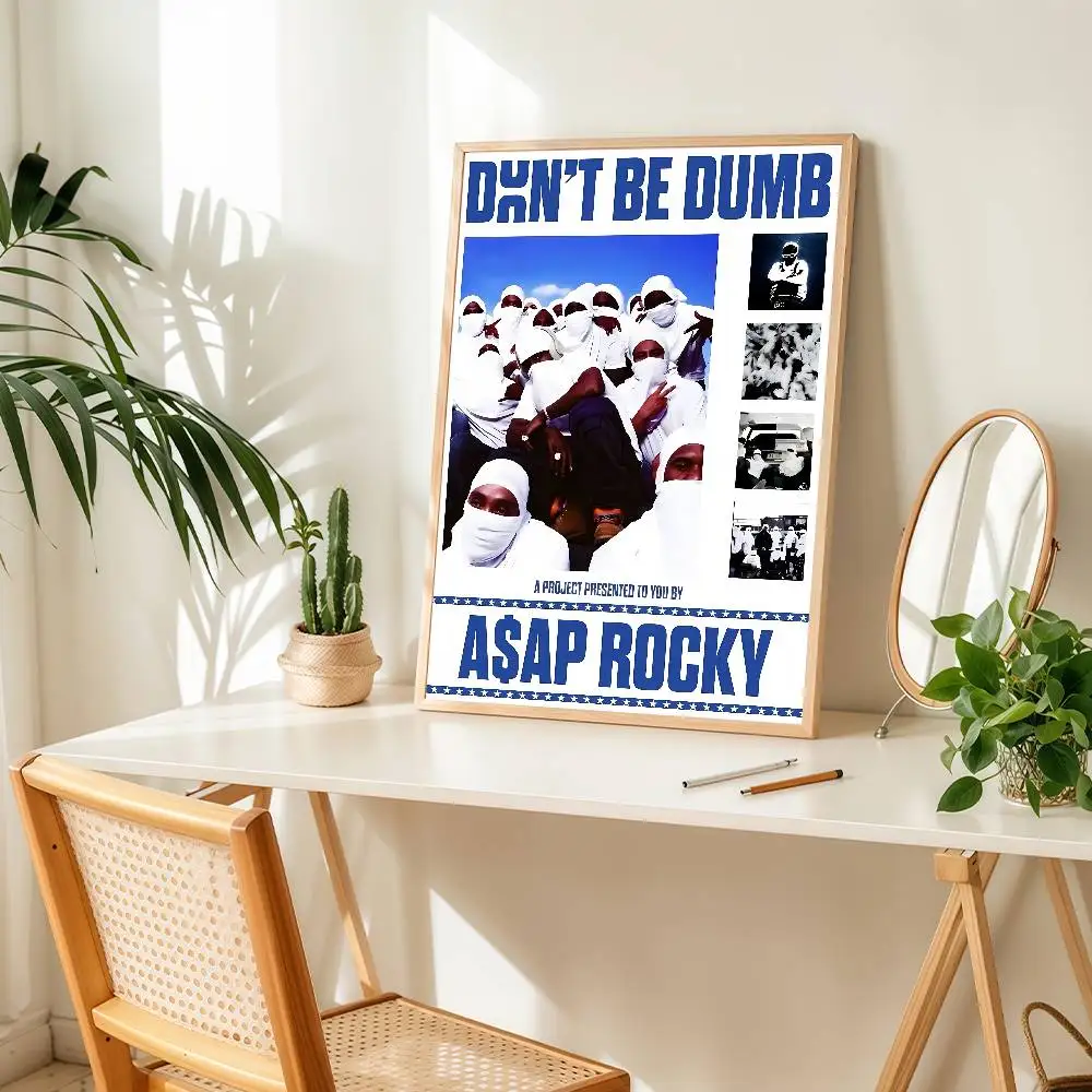 مغني الراب A-Asap R-Rocky-S لا تكون البكم ملصق مناسبة للمنزل غرفة المعيشة غرفة نوم مكتب بار الجدار لاصقة تزيين