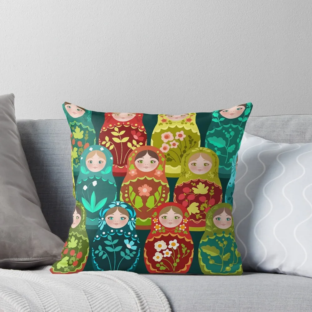 Matryoshka Doll Pattern Throw Pillow Sofa Cushions Sofa Cushions Cover Cushion Cover pillow