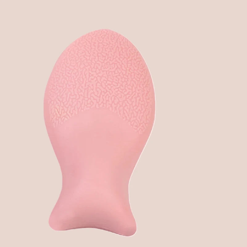 Esponjas de maquillaje en forma de pez, herramientas y accesorios de maquillaje lavables, textura de la piel en polvo