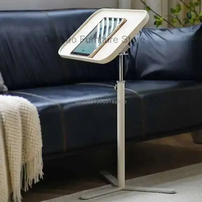 Nordic Lifting Desk Household Mobile Sofa Computer Desk Folding Table Rotating Bedside Table