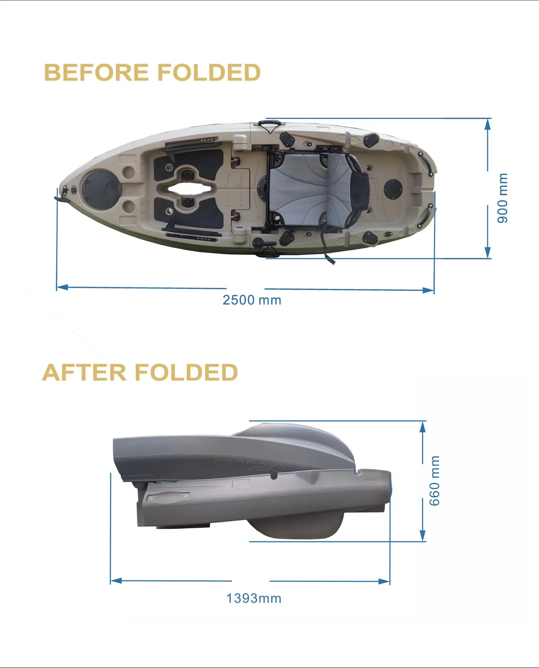

Luya Kayak Сплит Складной Портативный Каяк Одиночная Рыболовная Нога Шаговая Лодка Каяк Luya Boat