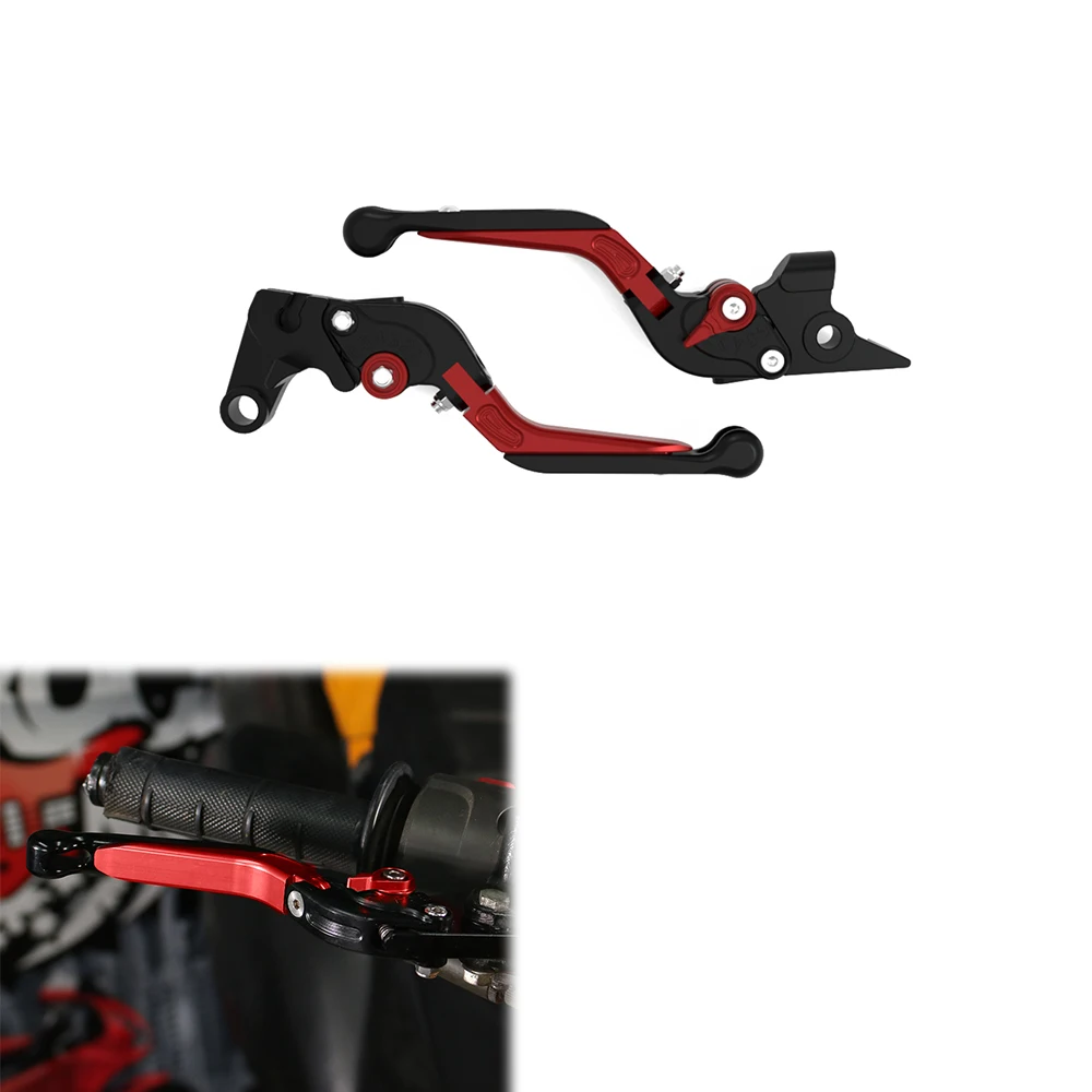 Motorcycle CNC Brake Clutch Levers Fit For Suzuki GSX-R1100 GSX-R1100W VS 750 GLP/GLF Intruder Adjustable Foldable Extendable