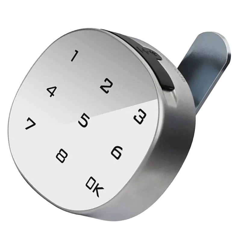 A003 Умный белый электронный 8-значный замок с паролем, железный комбинированный замок для шкафа