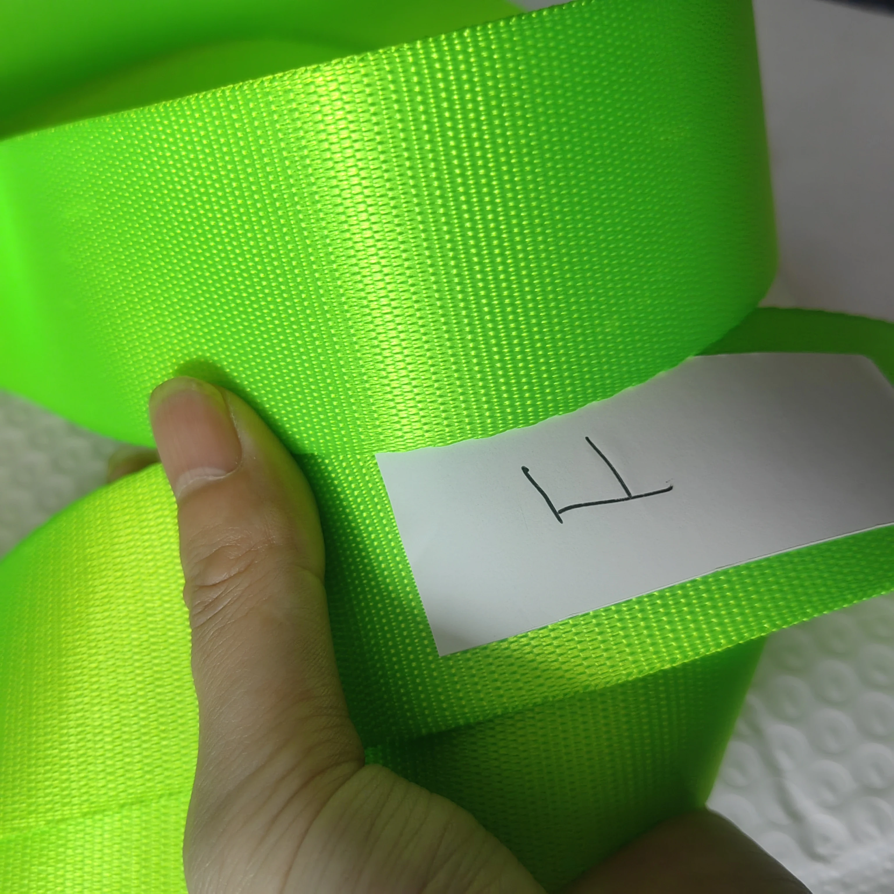 joormom 3M-30M  EU-Standard Fluorescent Green (F) Racing Car Seat Belt Webbing Personalized Modification Car Accessories
