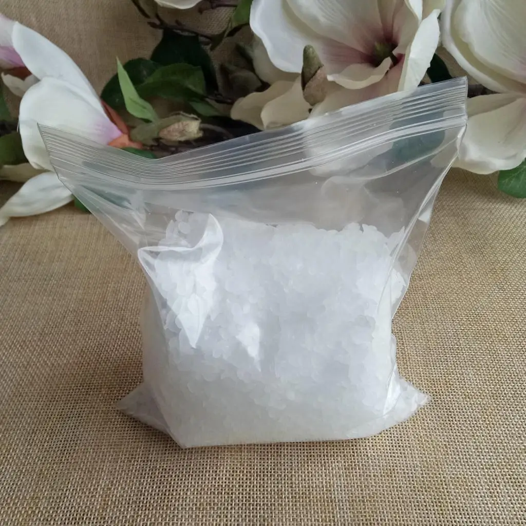 Cuentas de cera de parafina, bolitas de cera de vela blanca semiacabadas, transparentes para moldes de silicona, tartas de pilar, suministro de velas votivas