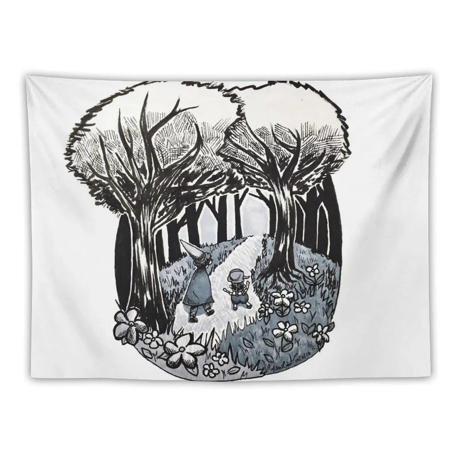 Lost in the Woods Tapestry Aesthetic Room Decoration Funny Things To Decorate The Room House Decorations Tapestry