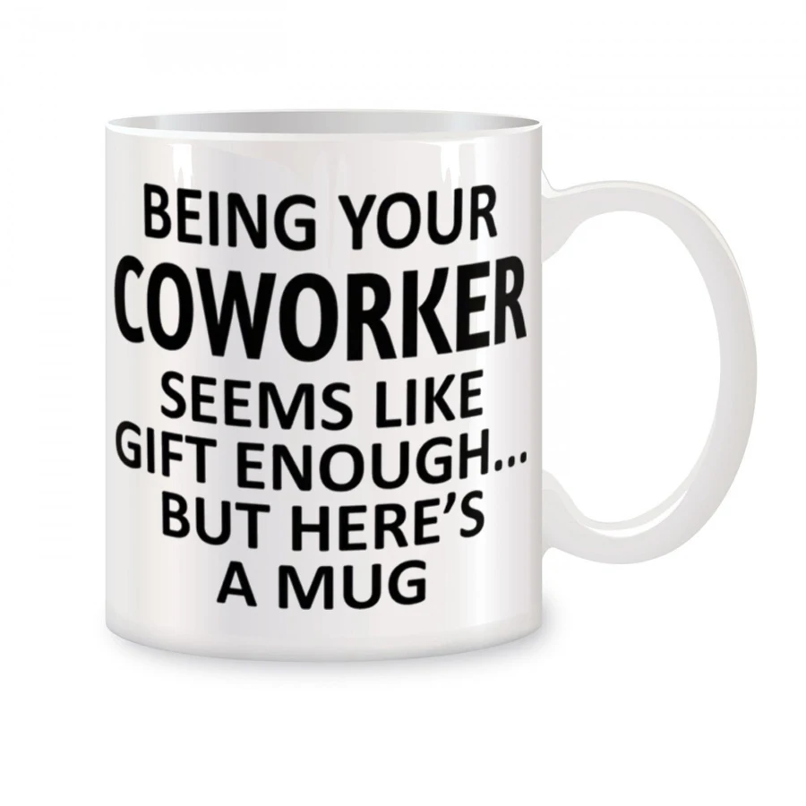 

Coworker Coffee Mug For Him Her, Being Your Coworker Seems Like Gift Birthday Novelty Coffee Ceramic Tea Cups White 11 oz