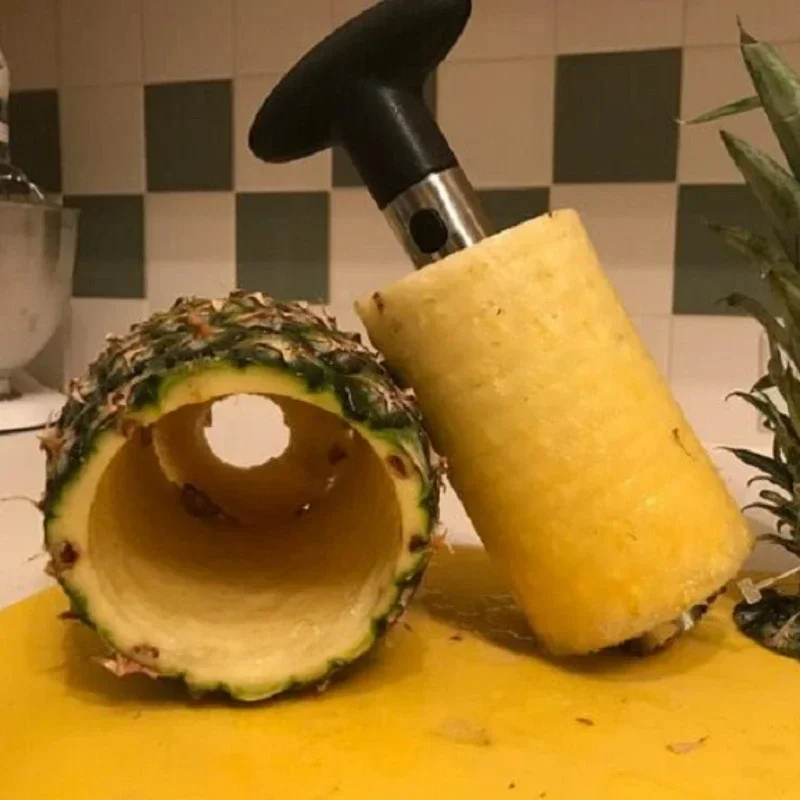 New Pineapple Corer Slicer Stainless Steel Plastic Pineapple Peeler Cutter Cores Easy Remover Fruit Paring Knife Kitchen Tools