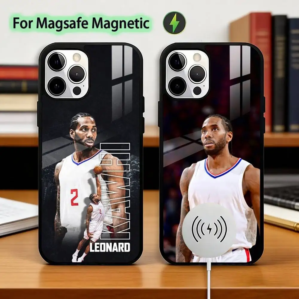 

Kawhi L-Leonard Basketball Sport Phone Case For iPhone17,16,15,14,13,12,11 Plus,Pro Magnetic with Magsafe Wireless Charging