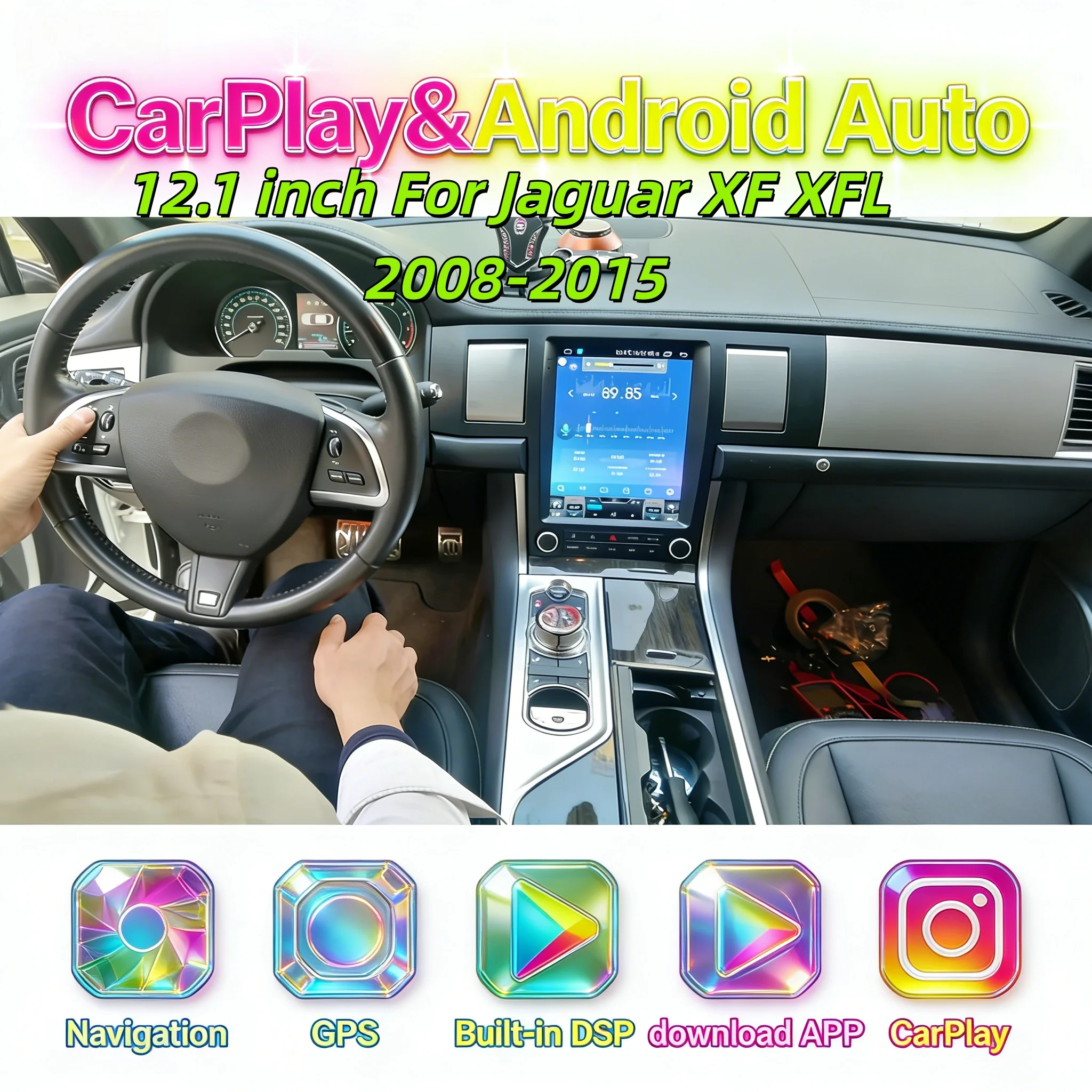 

LHD RHD Multimedia Wireless Carplay For Jaguar XF XFL 2008-2015 Android GPS Stereo Radio 4G WIFI Navigation Bluetooth Touch