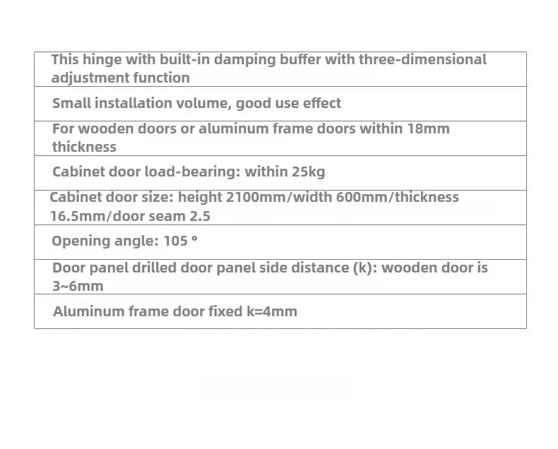 25KG Glastürscharniere mit Hydraulikdämpfung, obere und untere Scharniere, einstellbare, unsichtbare, verdeckte Drehwelle, Möbelbeschläge – Detail 14