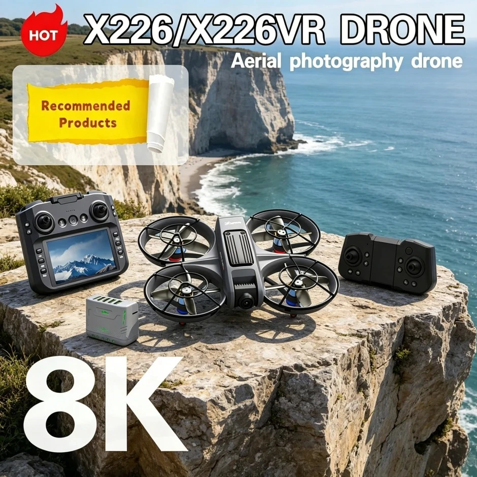 Original X226/X226VR Drone Professional Remote Control Helicopter Plane RC Dron With Screen Quadcopter Aerial PhotographyFPVPro