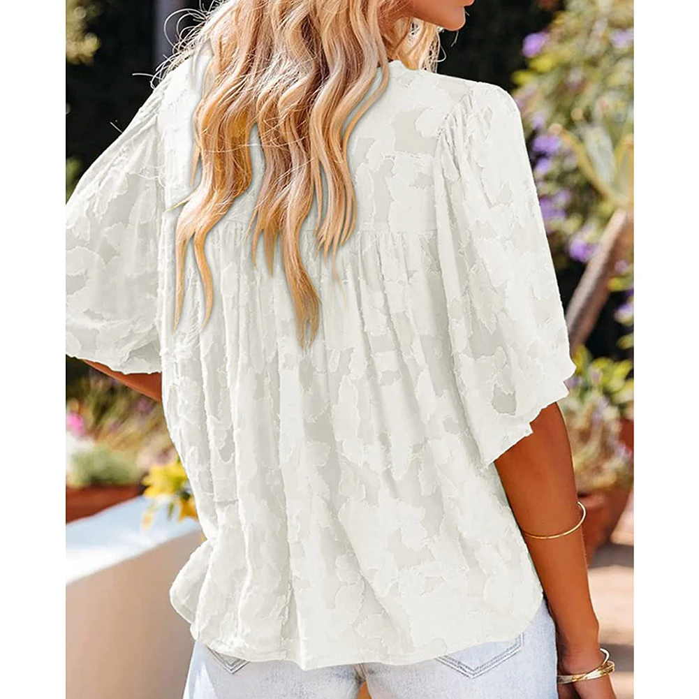 Women\'s Lightweight Solid Color Polyester Cardigan with 5/4 Sleeve for Spring Summer Autumn Winter Fashion Top