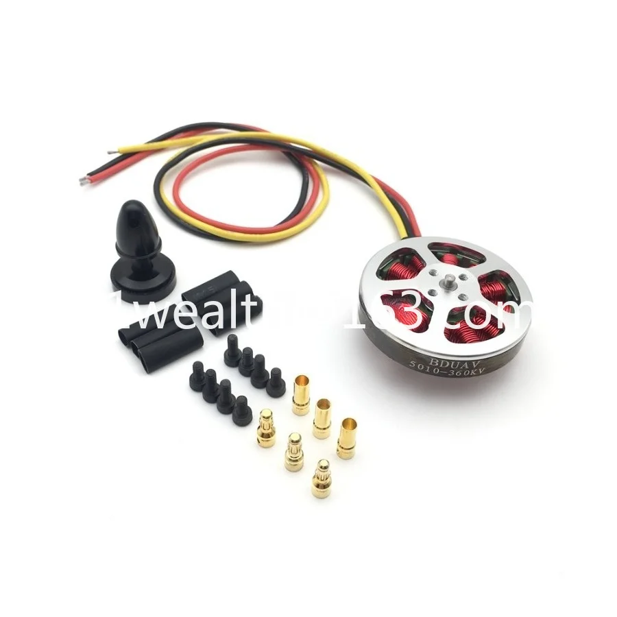 Large load 5010 disc brushless motor 750 360KV multi-axis aircraft frame line plant protection machine motor paddle seat