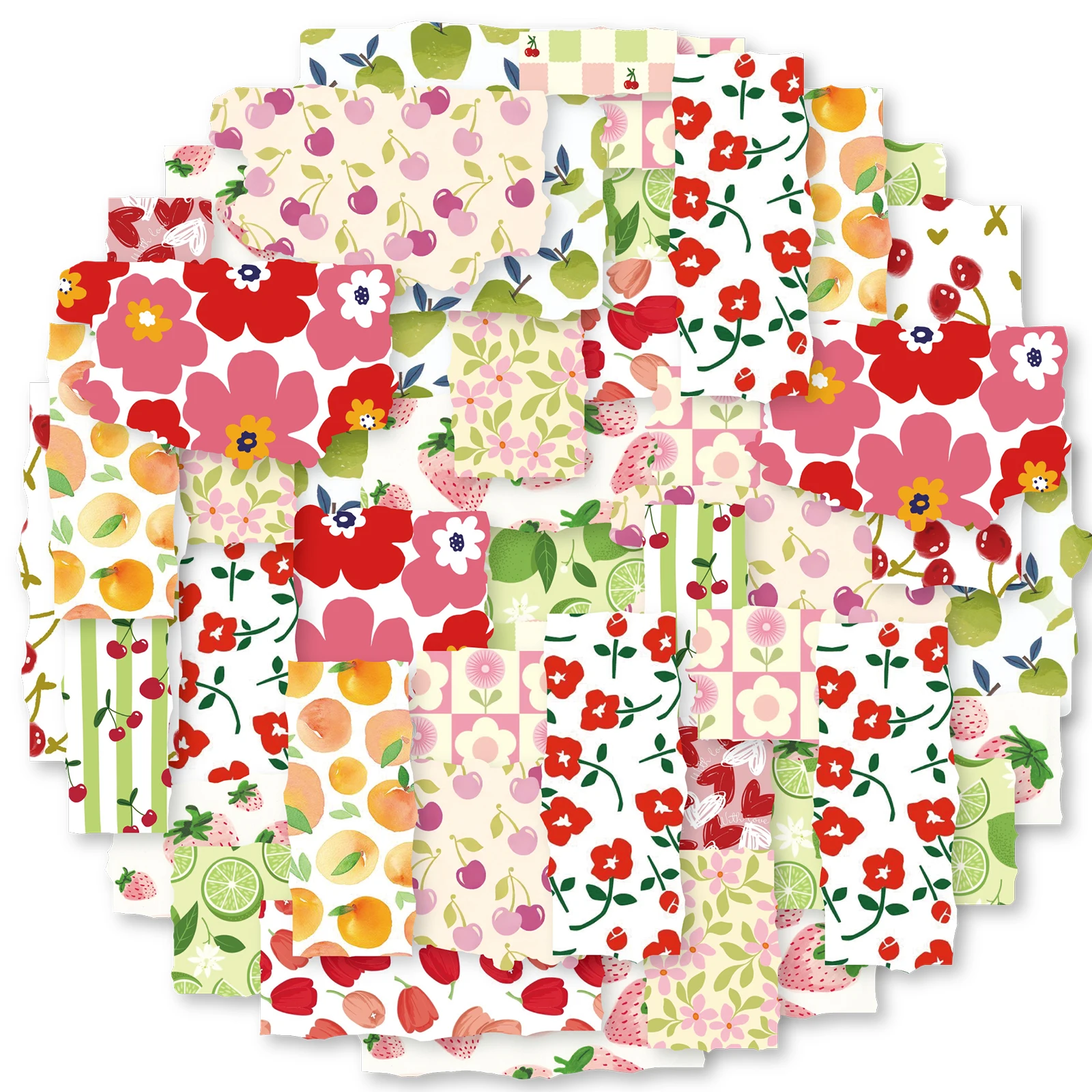 Cinta decorativa Washi con diseño de ramas verdes y frutas rojas de Etori Life, 60 mm x 2 m, cinta decorativa vibrante con estilo floral y de frutas para bolsas de regalo para estudiantes, portátiles, maletas, guitarras, botellas de agua, suministros para álbumes de recortes, accesorios de decoración de oficina, manualidades DIY, estética vintage, decoración de fiestas, regalos de cumpleaños y festivos, papelería coreana, suministros escolares, temporada de regreso a clases