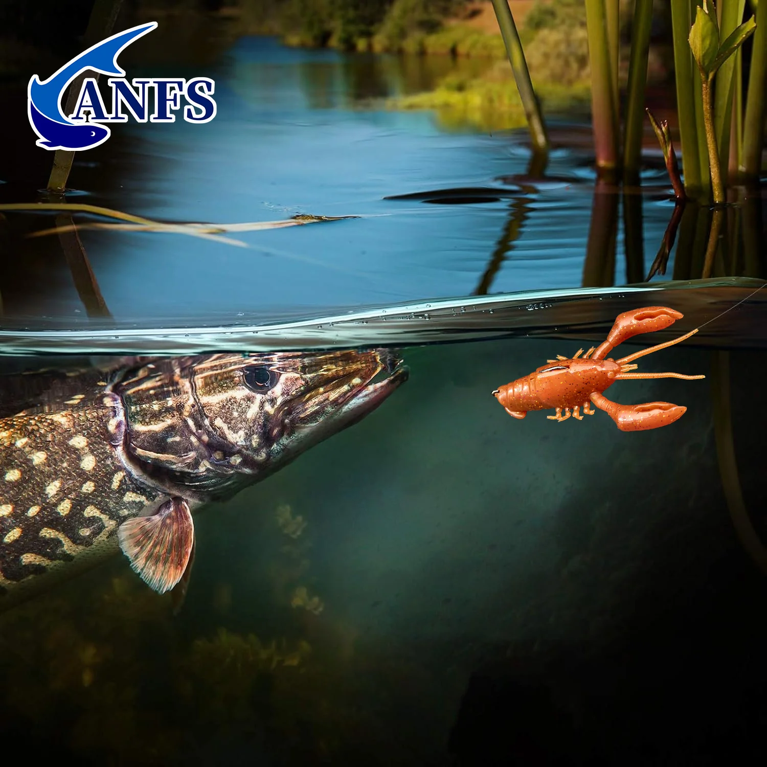 ANFS 1pc Realistic Soft Shrimp Lure-Artificial Bait for Saltwater and Freshwater Fishing, Perfect Fishing Gift for Angler image 4