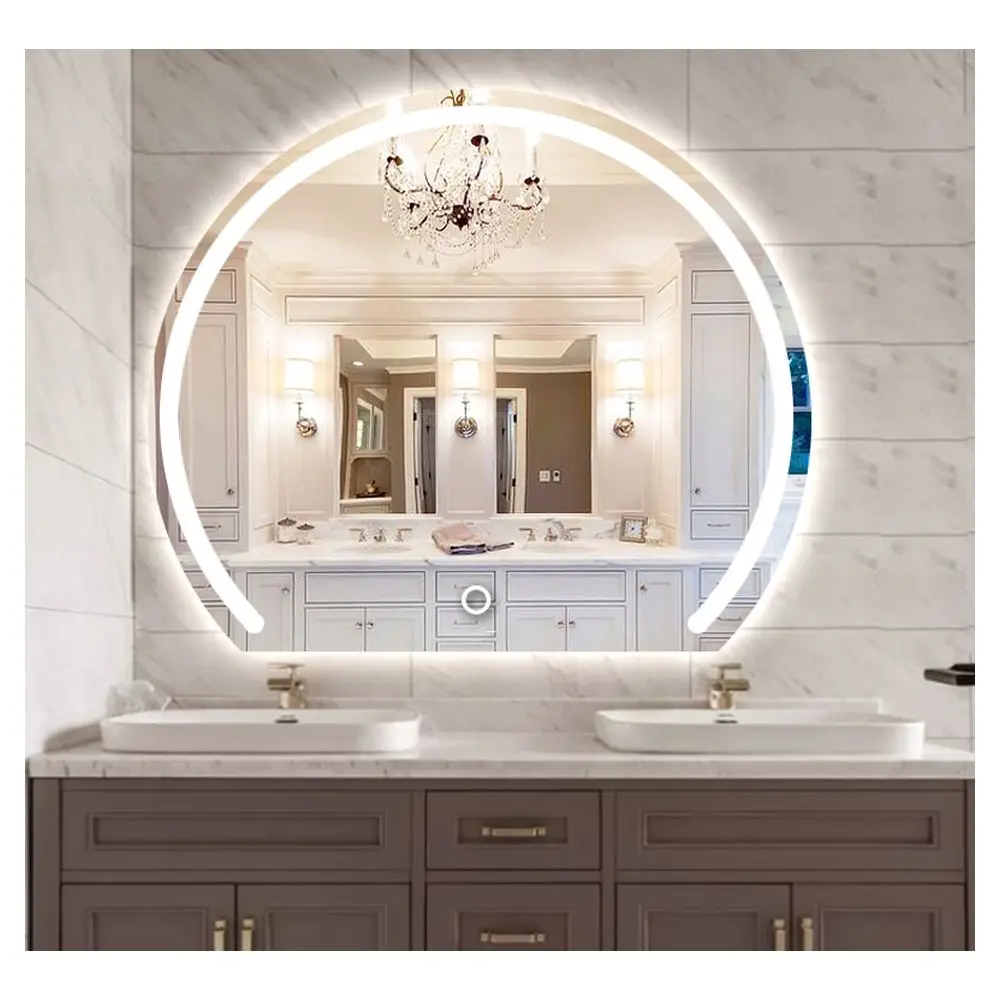 Premium LED Smart Bathroom Mirror Anti-Fog Dimmable Illuminated Wall Vanity