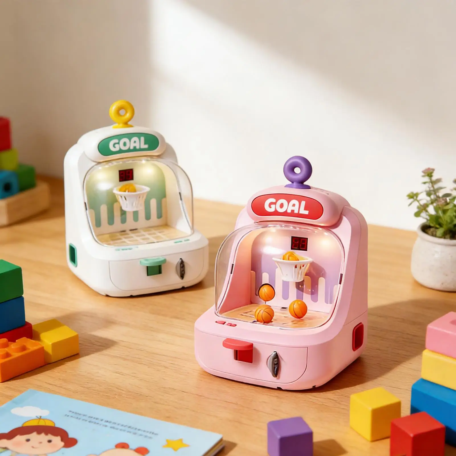 Mini Gra w Koszykówkę Edukacyjna Zabawka Sportowa Piłka Treningowy Rozwój Mysli Zabawki dla Chłopców Dziewcząt Uczniów Graczy Do Domu Pokoju Zabaw Klasy