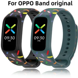 Fashion Print Silicone Strap for OPPO Band EVA Replacement Wristband