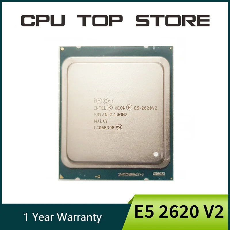 Intel Xeon E5 2620 V2 Processor SR1AN 6 Core 2.1GHz 80W Server CPU