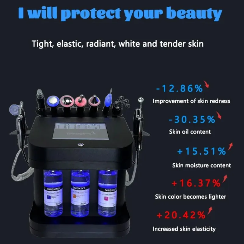 2024 new  11 In 1 facial Machine H2o2 Aqua Peeling Lift Skin Bubble Moisturizer Oxygen Machine