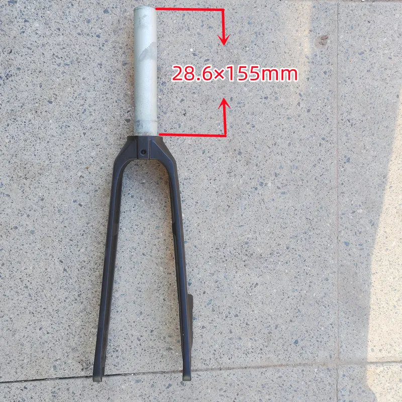 20 Zoll Scheibenbremsen-Vorderradgabel aus Aluminiumlegierung, starre Gabel, 406 Faltrad, Lithium-betriebene Fahrradgabel, zahnlos, 28,6 mm, 100 mm Gabel – Detail 11