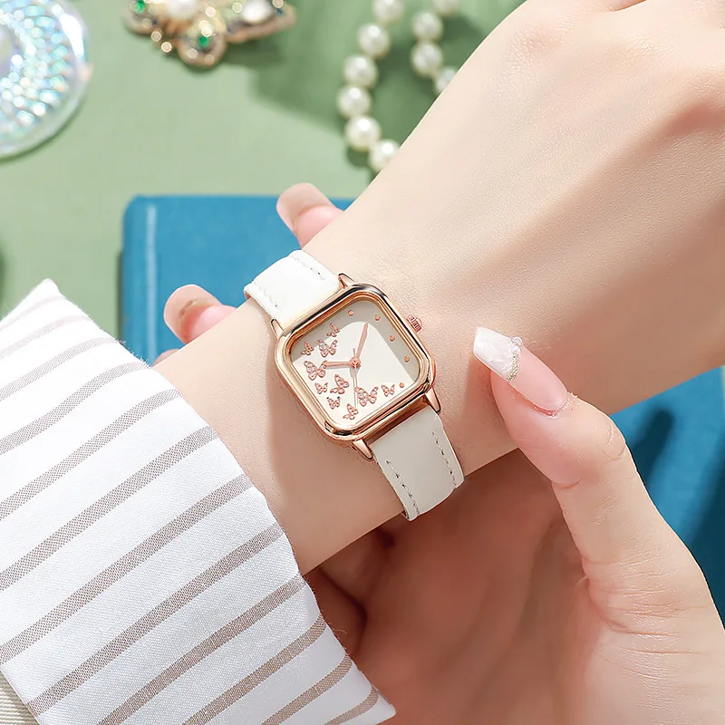 Женские часы с кожаным ремешком, наручные часы, кварцевые часы, женские часы, повседневные женские часы, подарок, Reloj Mujer relogios feminino
