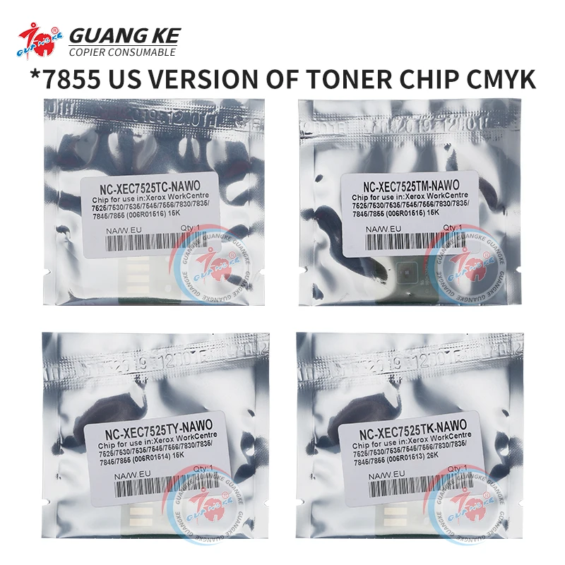 Original chip toner powde chips sldy3370xp0122 para xerox 7855 7525 7350 7535 7545 7556 7830 7835 7840 7845 3370 3375 5570 5575