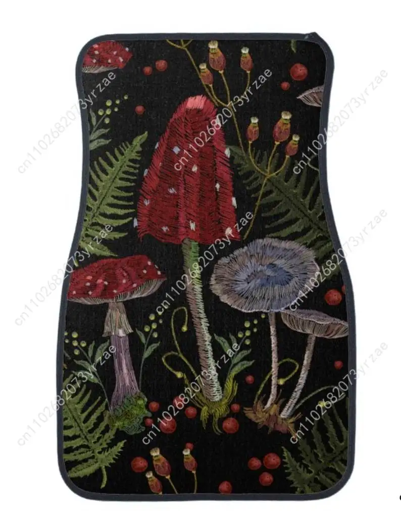 

Cute Cottagecore 4pcs Universal Car Floor Mats All-Season Fashionable Auto Interio Absorbent Non-Slip Washable Car Floor Mats