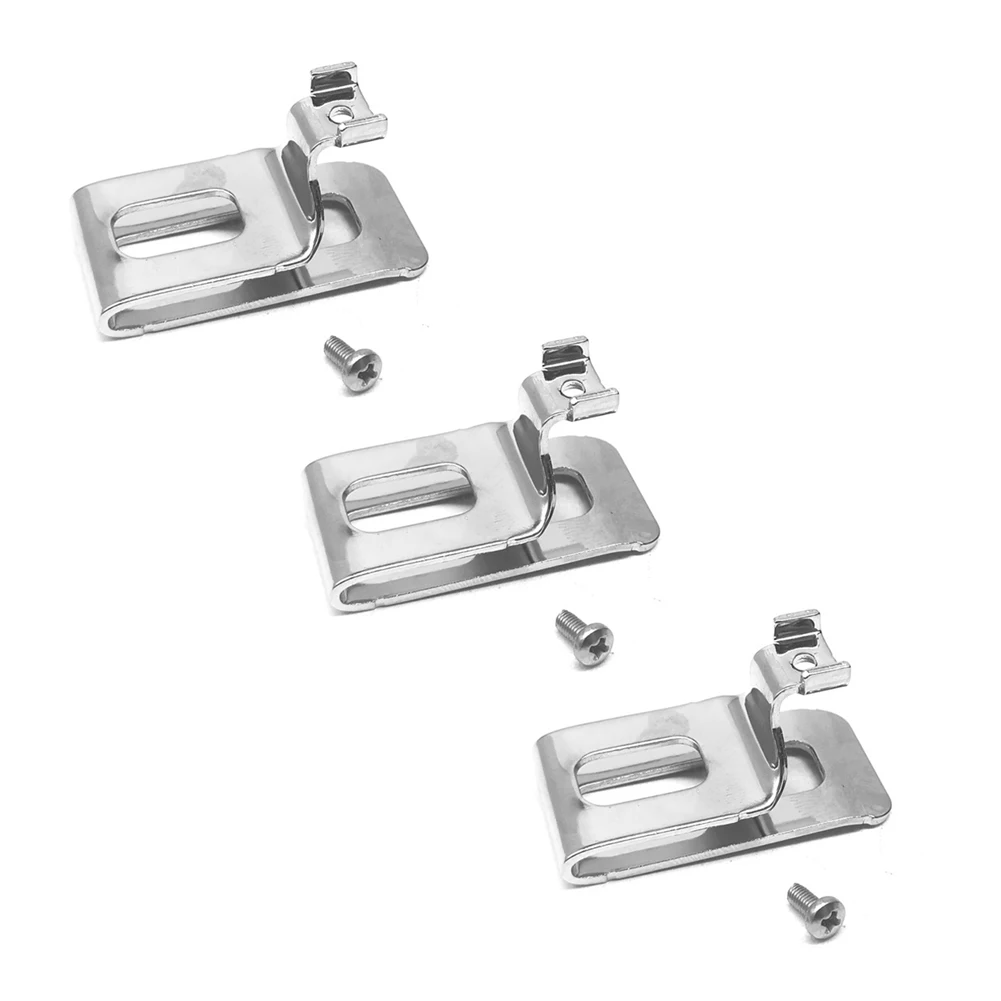 

Waist Buckle Clips Buckle Belt Hooks 3pcs Hand Tool Replacement Parts With Screw For WORX 20V WU268 WU278 WU279