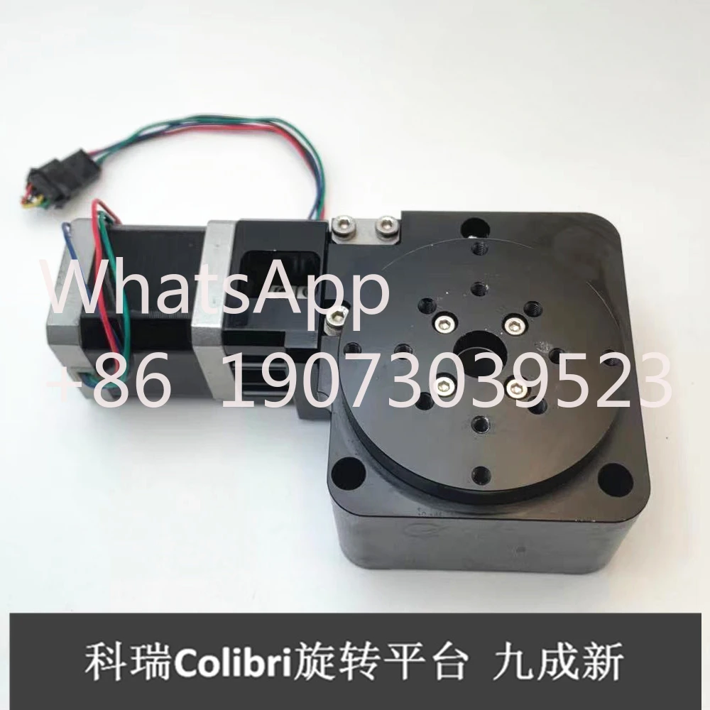 Kerui Electric Rotating Table 360°   High-precision R-axis CNC Indexing Plate 42 Stepper Motor 100mm