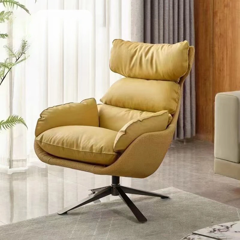 

Swivel chair sofa single sofa living room balcony fashionable and simple Italian light luxury