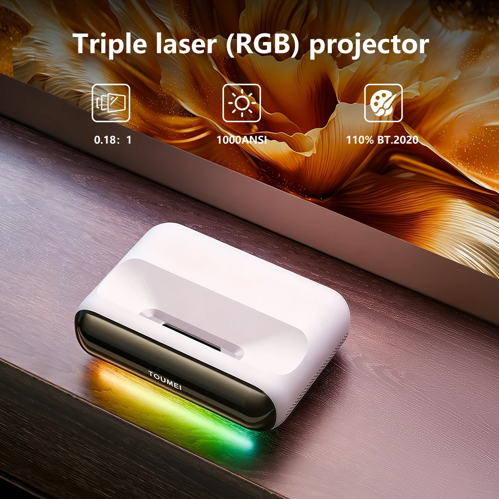 Wholesaler Ultra Short Throw Projector Factory Price Portable Android WiFi DLP Projectors Sample Fee Refundable with Bulk Order