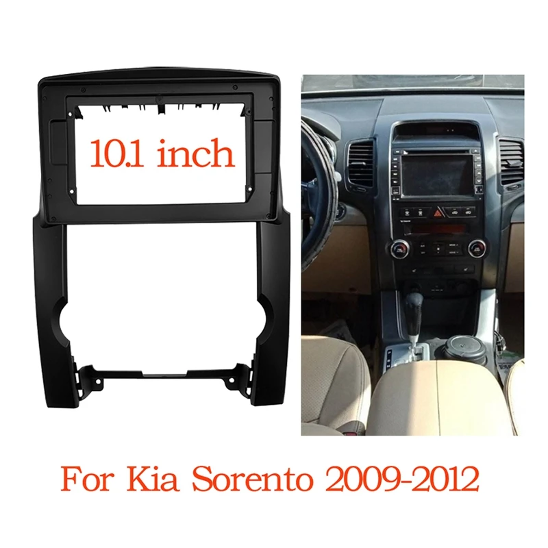 

10.1 Inch 2 Din Car Stereo Radio Fascia Dash Player DVD Adapter Frame Panel For Kia Sorento 2009-2012