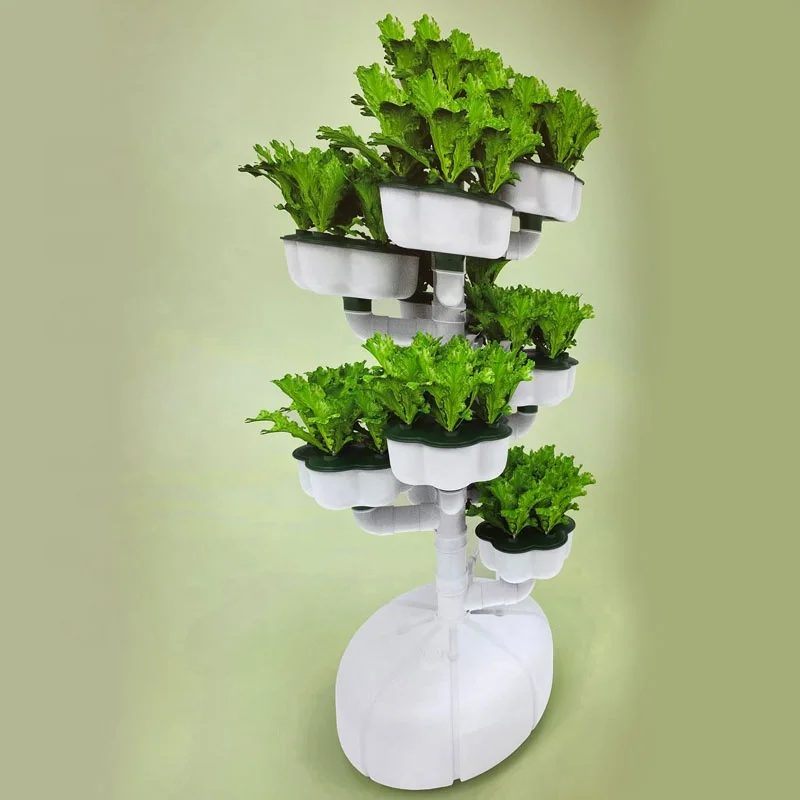 Agricultural Greenhouse Rotary Pneumatic Vertical Hydroponics Pineapple Pneumatic Tower Garden System