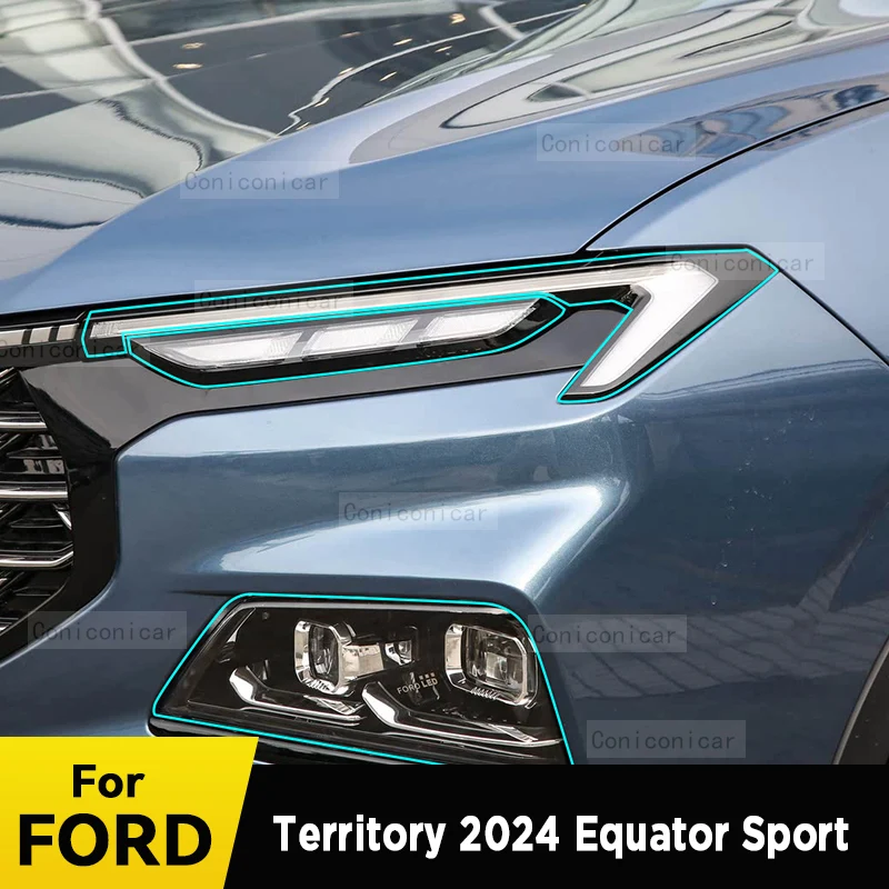 

Для FORD Territory 2024, экватор, Sprot, защитная пленка для фар автомобиля, передний светильник, прозрачный ТПУ, защита от царапин, фара