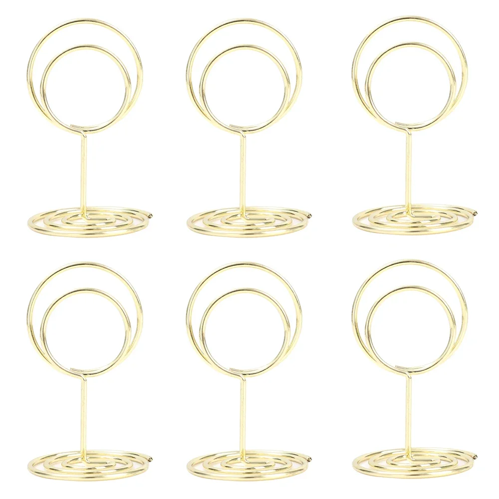 Metall Tisch karten halter runde Herzform Fotoclip Hochzeit Tisch Tisch karte steht Geburtstags feier Dekoration Lieferungen – Detail 11