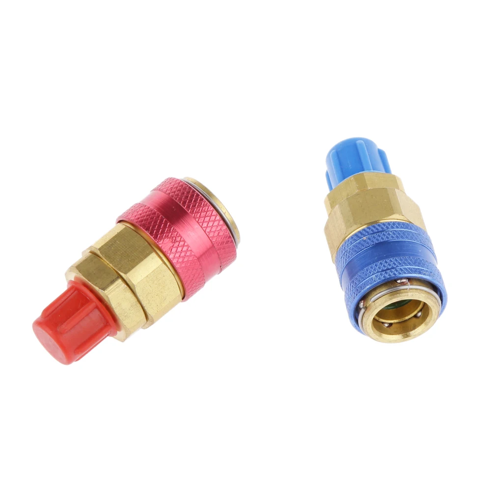 Quick Couplers Connector Fr R134a Car Automobile A/C Adapter