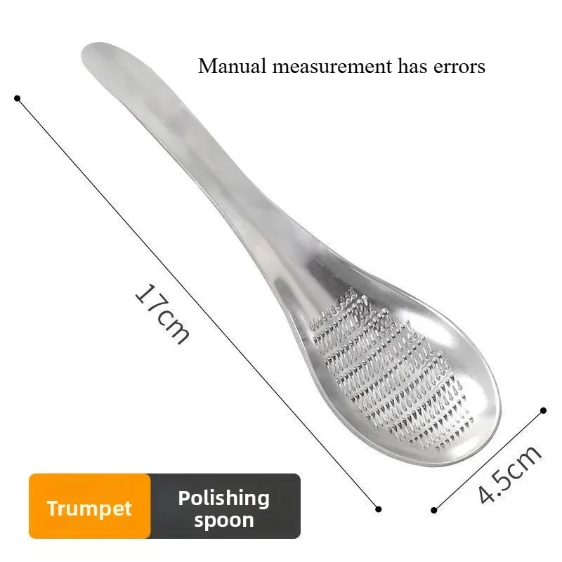 New! Hot Selling For Kitchen Stainless Steel Garlic Ginger Fruits Root Vegetable Grater Grinder Spoon