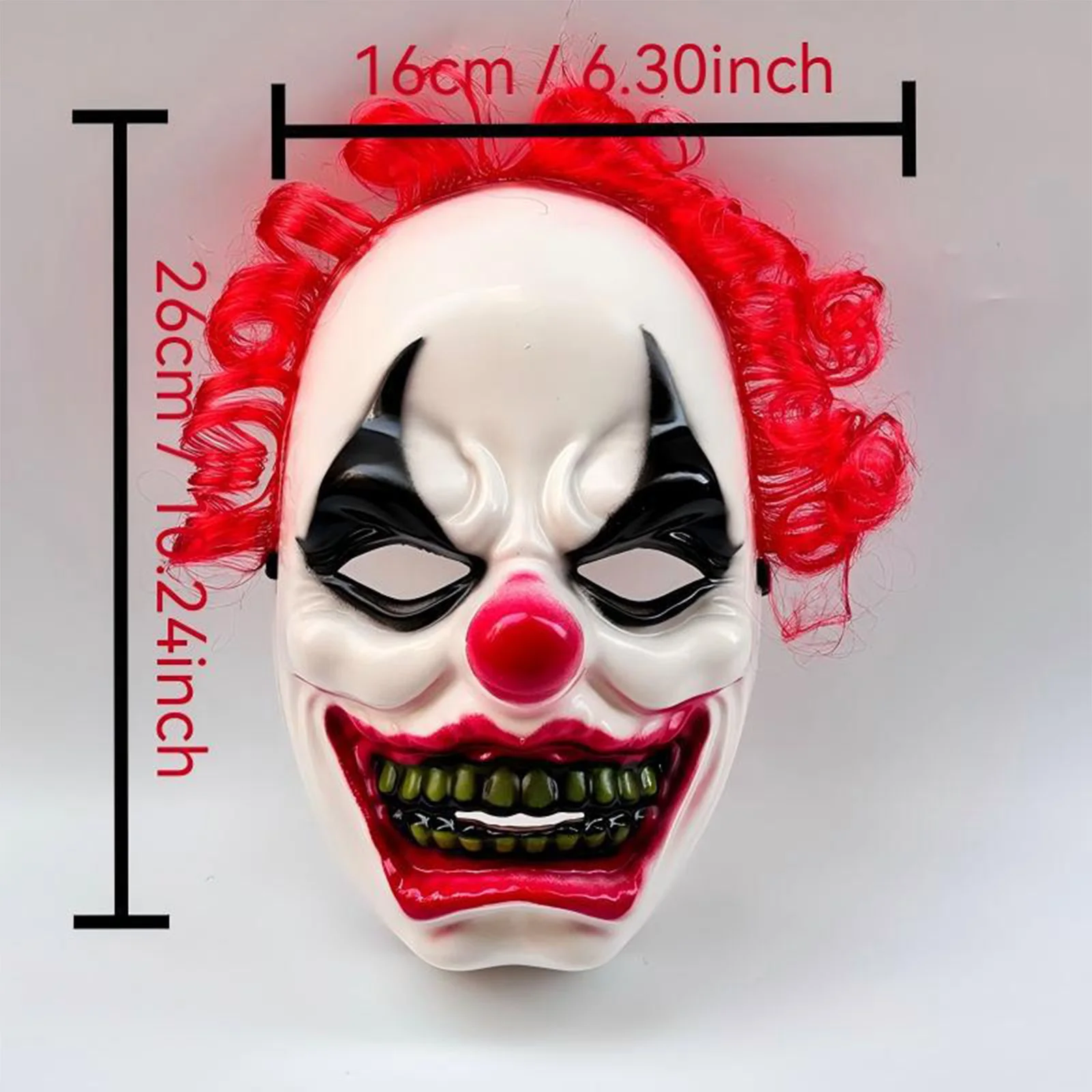 コスプレフルフェイスマスクスティックマンマスク大人用リアルなディテールホラーパーティーハロウィンコスチューム怖い邪悪なピエロラテックスマスク