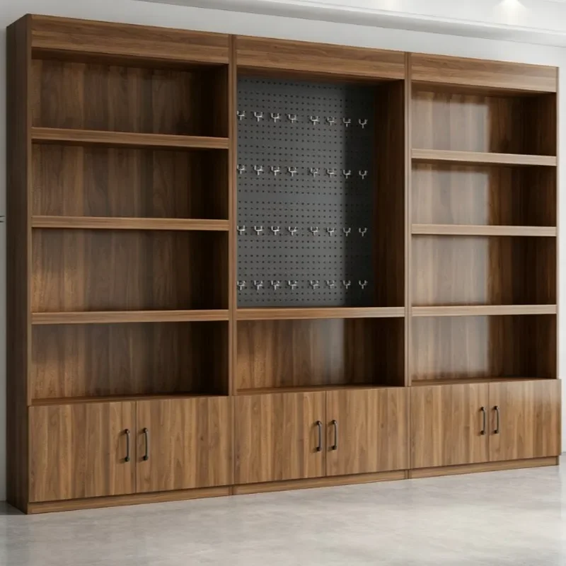 Display Cabinet Shelf for Supermarket Convenience Store Hook Display Rack Mobile Phone Shop Storage Stationery Store Shelving