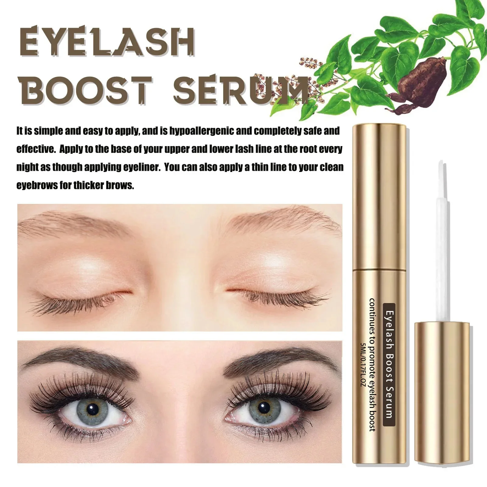 7 Days Fast Eyelash Growth Serum Eyelash Eyebrow Growth Strong Makeup Extension Treatment Eyelash Growth Thicken Care Products