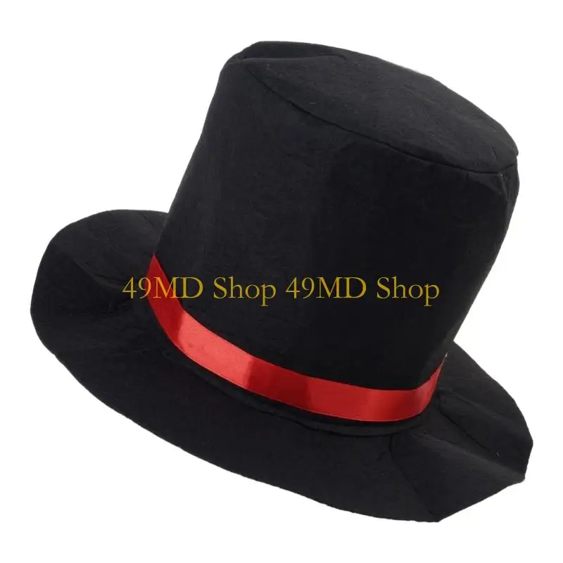 49MD Halloween Make Up Hat Dancing Party Performances Hat Fancy Stylish Hat