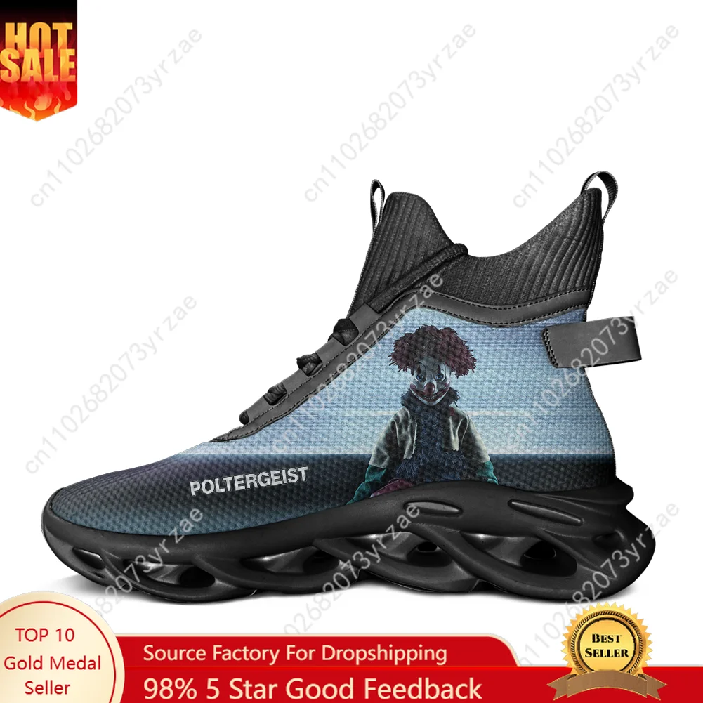 

Poltergeist High Top Flats Sneakers Mens Womens Sports Shoe High Quality Fashion Sneaker Lace Up Mesh Footwear Customized Shoes