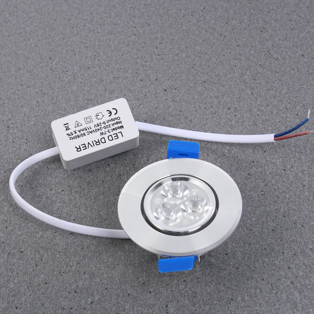 

3W 3 LED Recessed Ceiling Downlight Spot Lamp Bulb Light for Home Office Store Supermarket Bar Cafe Exhibition Hotel Indoor