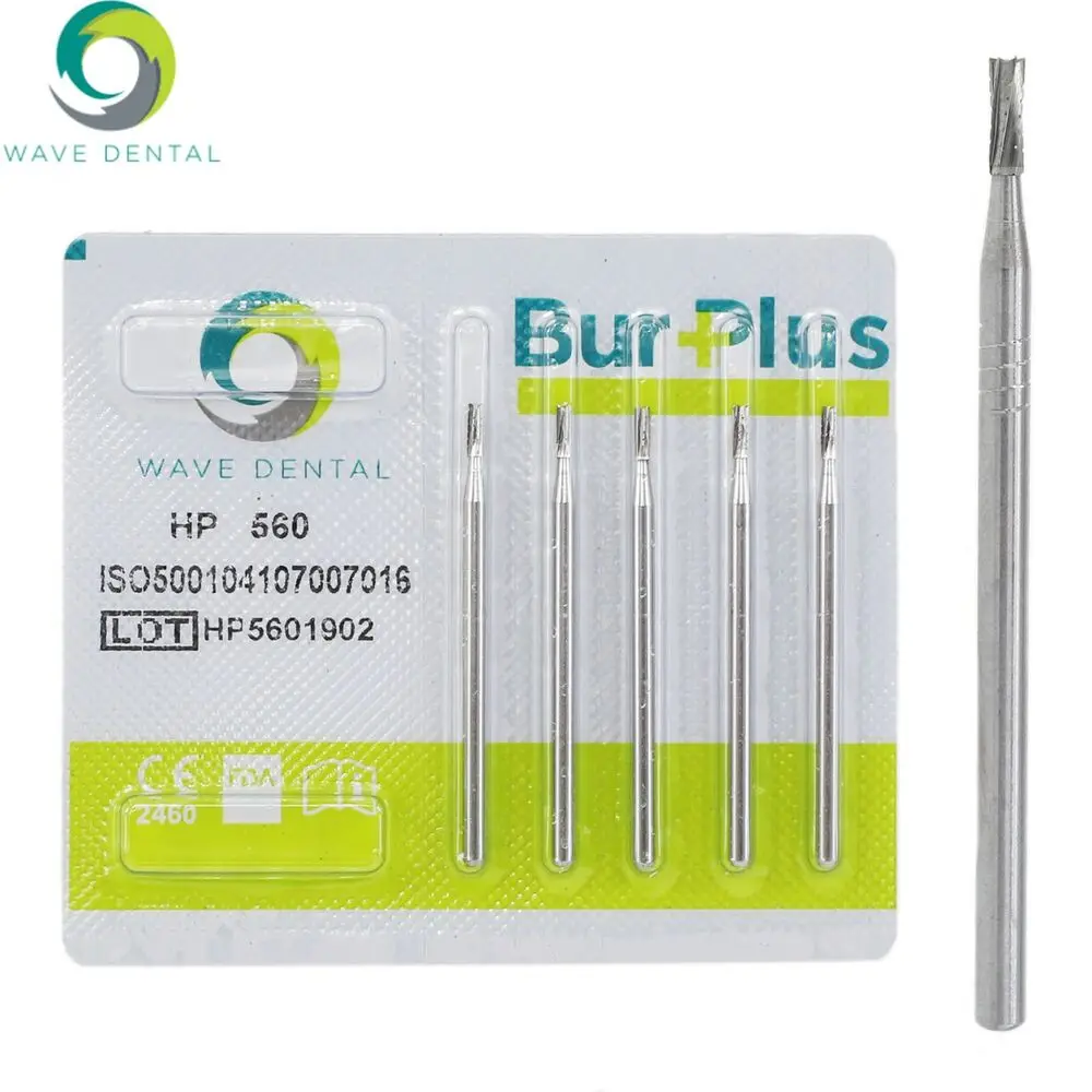 Wave Dental Carbide Burs For Low Speed Straight Handpiece HP 555 557 558 Prima