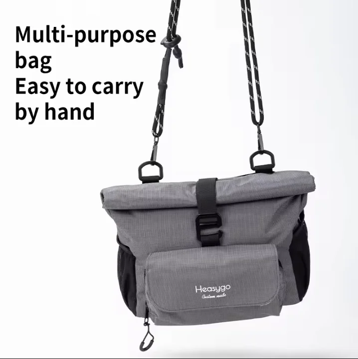 Fahrrad-Lenkertasche, 5 l-7 l, Fahrradtasche mit Schweinenase, passend für Brompton Dahon Faltrad, multifunktionale wasserdichte Tasche – Detail 2