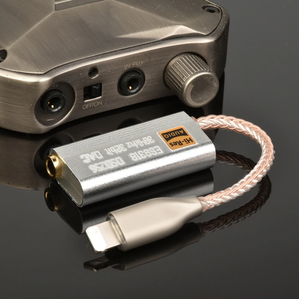 Nowy telefon komórkowy DSD100 % marki C do 3.5mm dekodowanie wzmacniacz DAC adapter drutu HIFI kabel do słuchawek urządzenie ESS wzmacniacz dźwięku